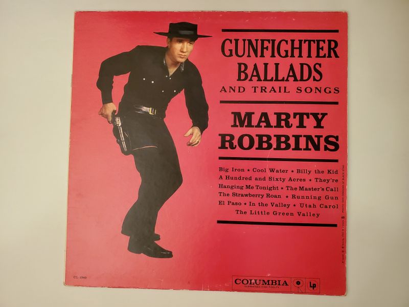 Marty Robbins Gunfighter Ballads and Trail Songs vinyl record